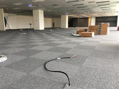 ECO access floor Case Study Photo, Network-attached storage (NAS) appliances Leader headquarter ,  Taiwan