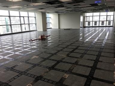 ECO access floor Case Study Photo, Network-attached storage (NAS) appliances Leader headquarter ,  Taiwan