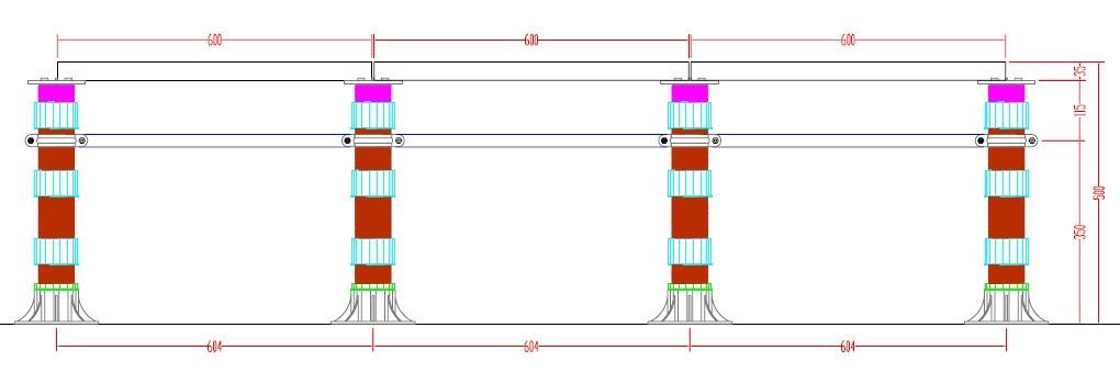 HiFloor pedestal system drawing