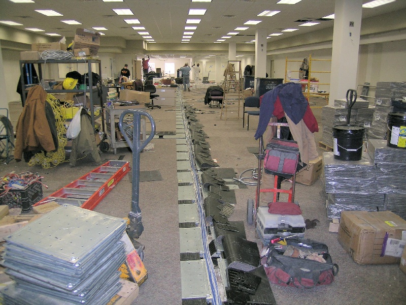 Camass access floor Case Study Photo, Time Warner Cable Office, USA