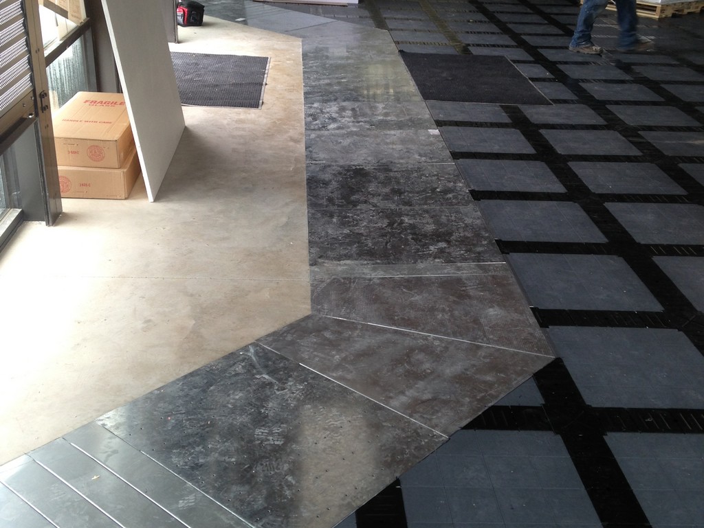 ECO access floor Case Study Photo, Benton store