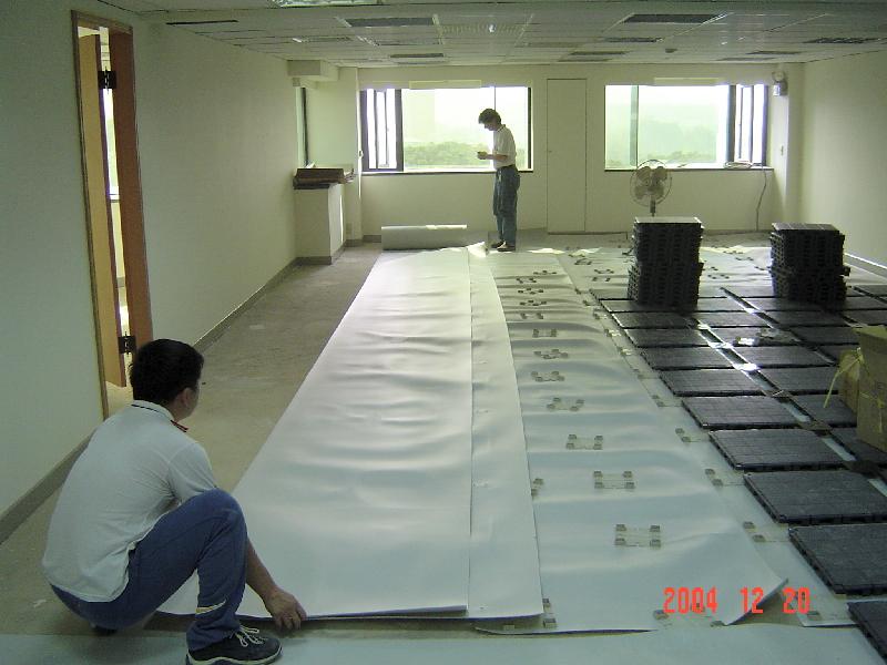 ECO access floor Case Study Photo, DCBank, Taiwan