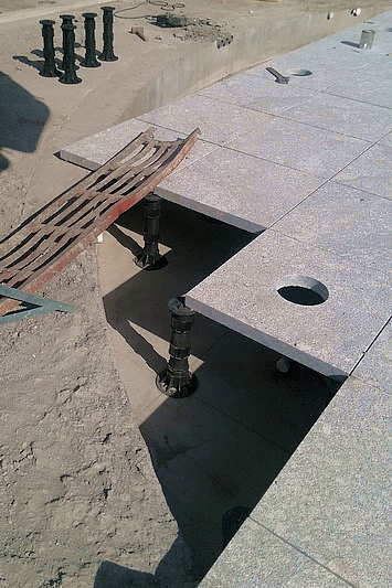 Outdoor access floor Case Study Photo, Fountain project, Taiwan