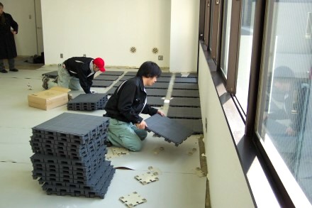 ECO access floor Case Study Photo, A Retrofit Job, Tokyo
